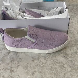 Sonoma Lavender Embroidered Slip-On Sneakers - Women